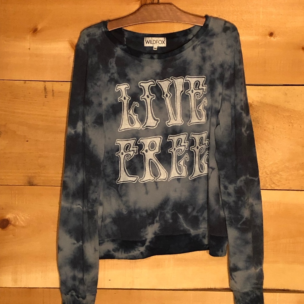 Wildfox super soft sweater tie dye